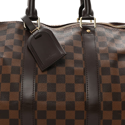 Louis Vuitton Damier Ebene Keepall Bandouliere 45 7 of 9
