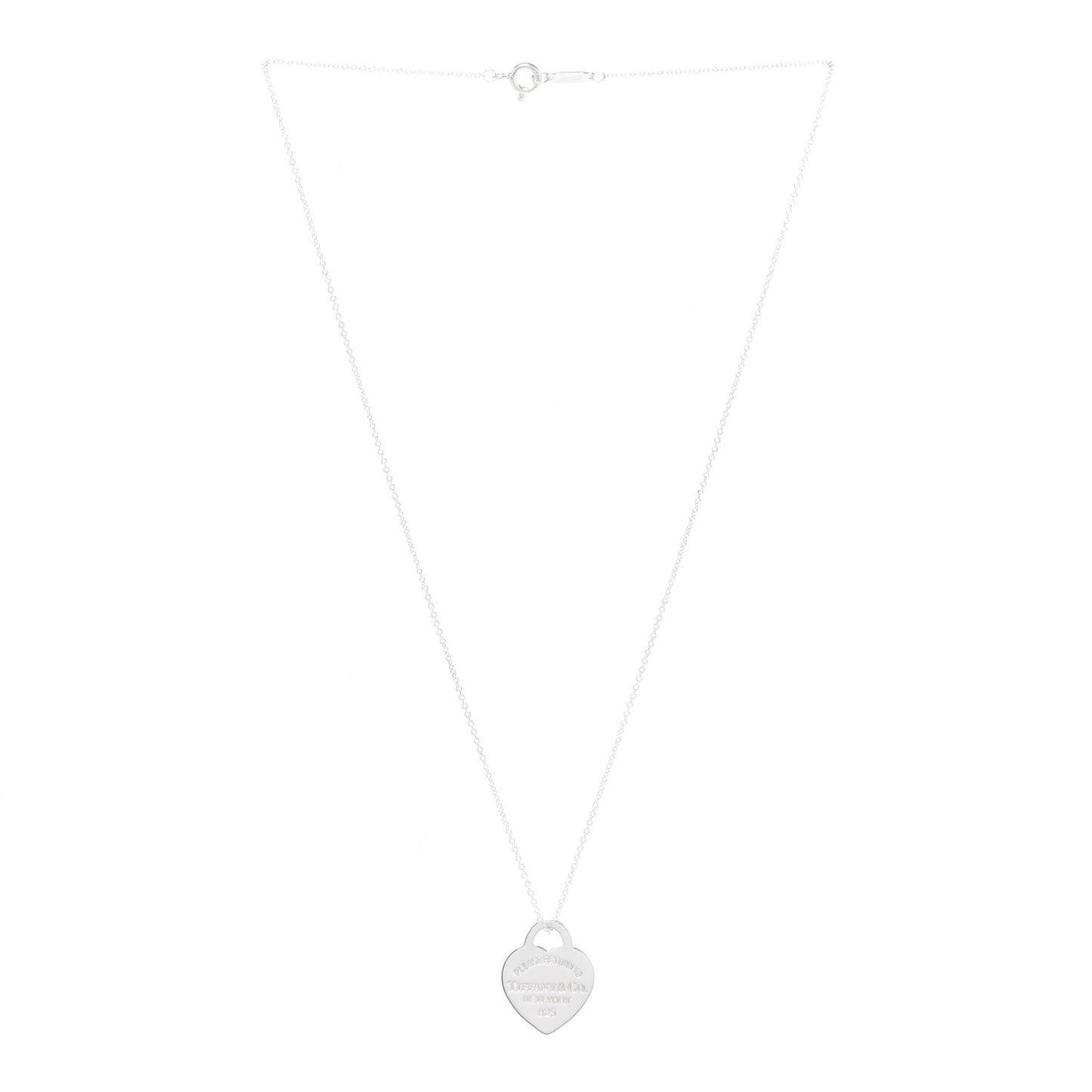 Sterling Silver Small Return to Tiffany Heart Pendant Necklace
