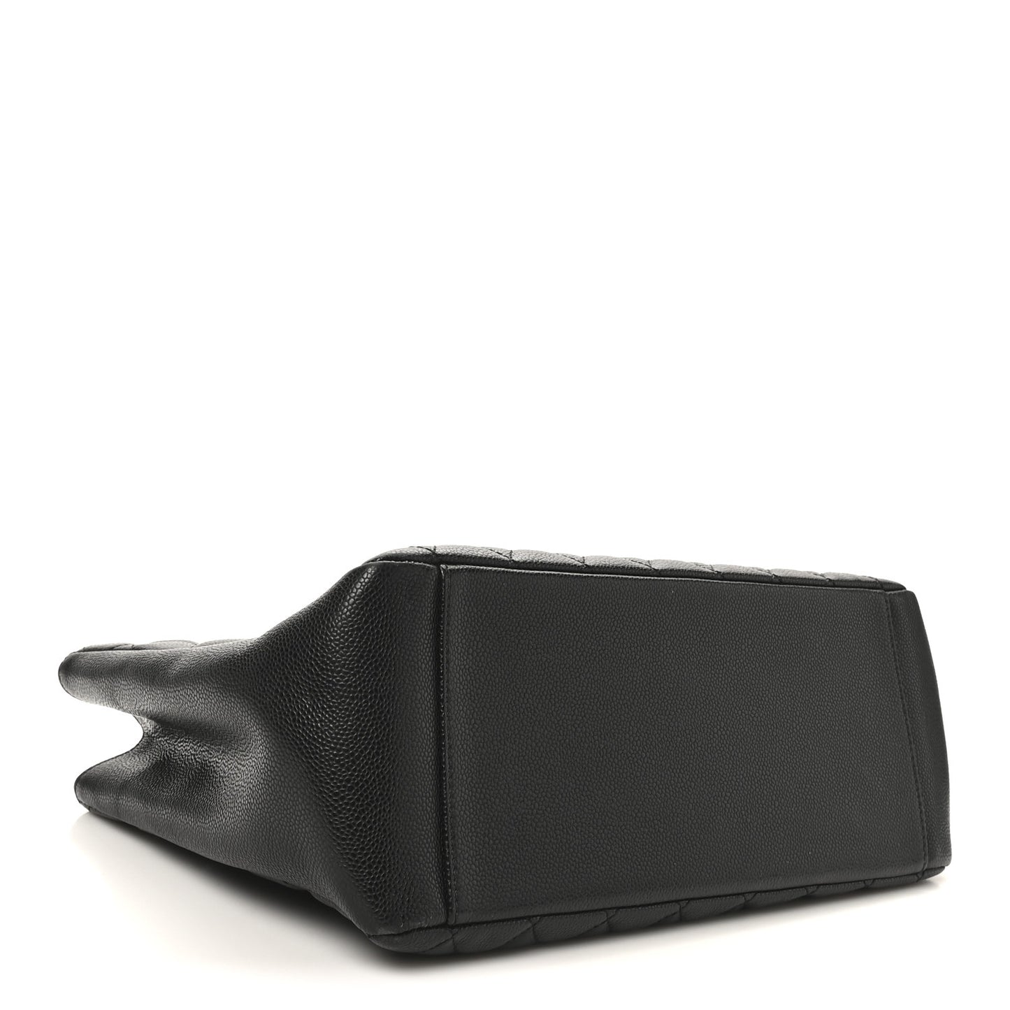 Caviar Quilted Grand Shopping Tote GST Black