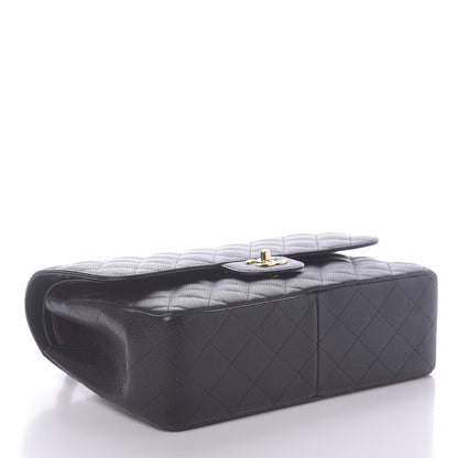 Chanel Caviar Quilted Jumbo Double Flap Black 5 of 10