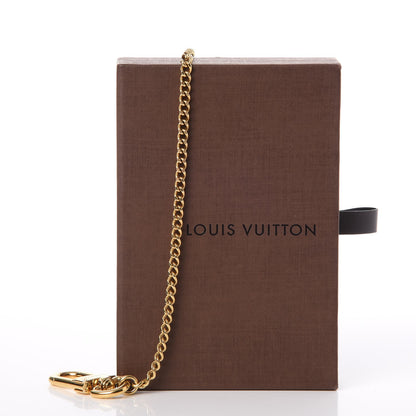 Louis Vuitton Metal Pochette Extender Key Ring Chain Gold 5 of 5