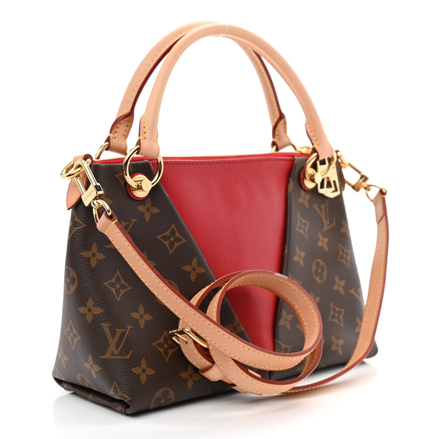 Monogram V Tote BB Cherry
