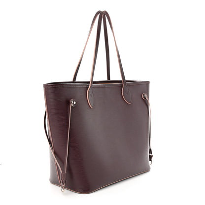 Louis Vuitton Epi Neverfull MM Prune Rose Poudre 4 of 18