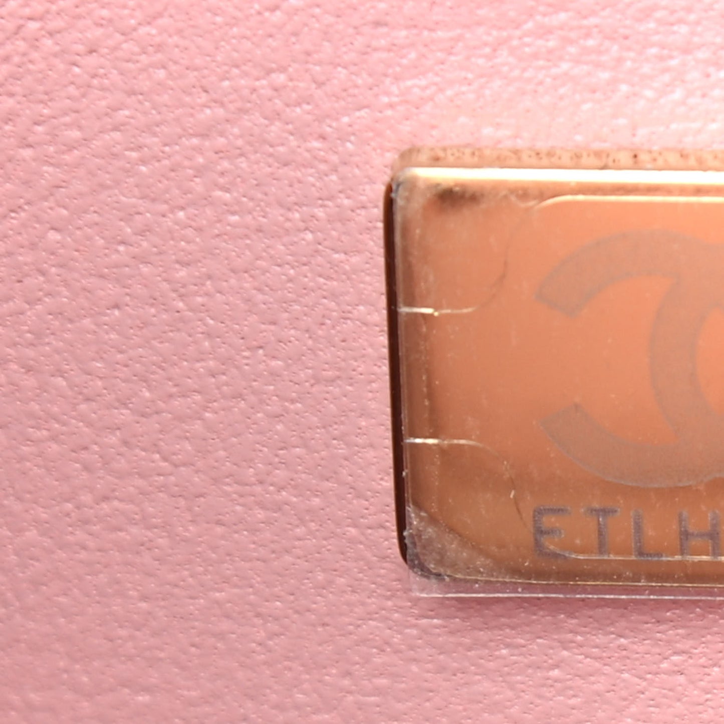 Calfskin Quilted Coco Lady Flap Dark Pink