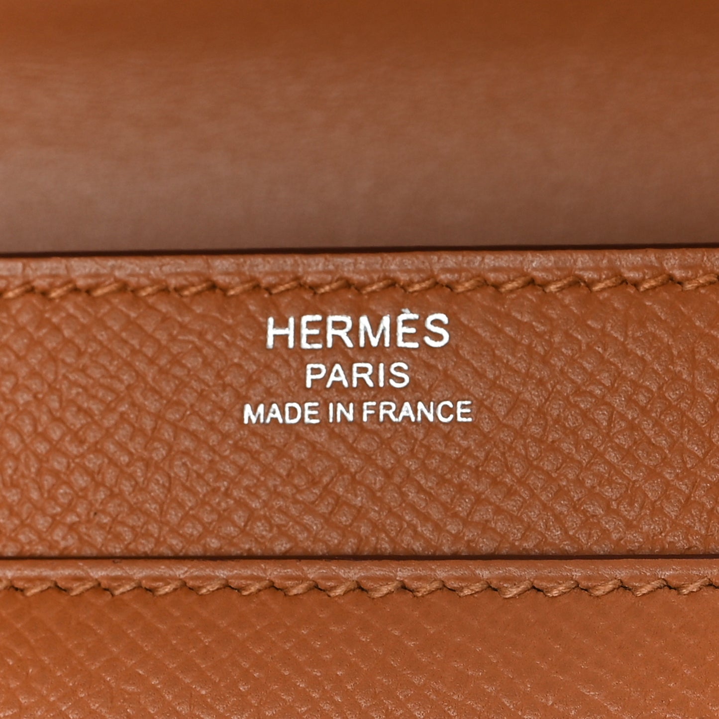 Epsom Verrou 21 Large Strap Gold Orange Ebene