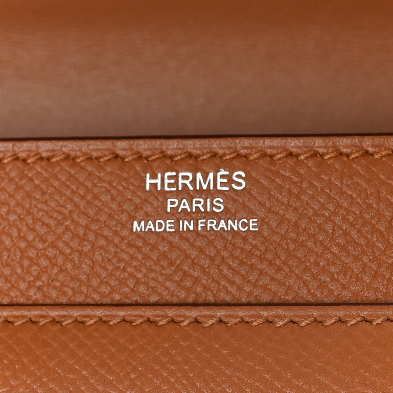 Hermes Epsom Verrou 21 Large Strap Gold Orange Ebene 6 of 10