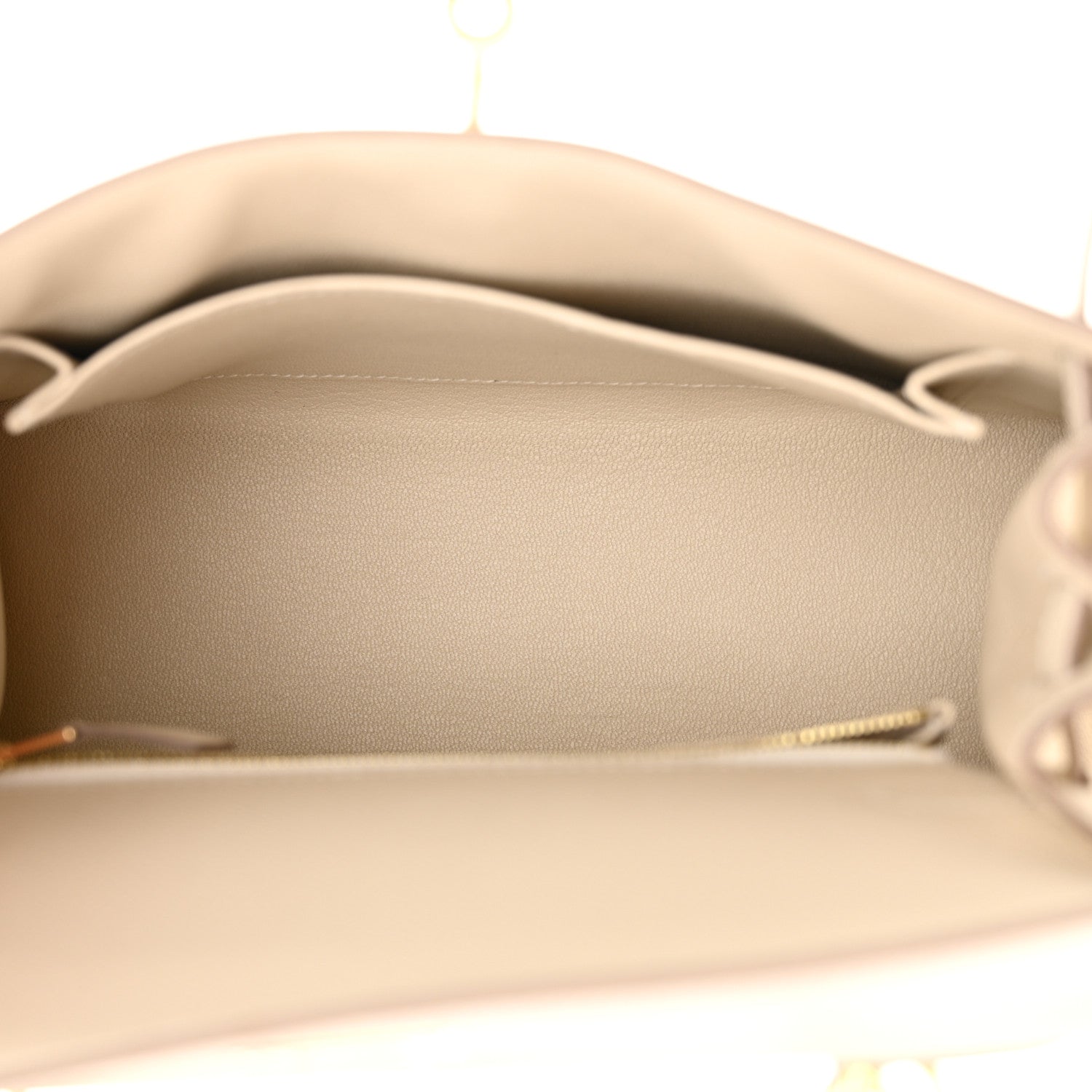 Hermes Epsom Kelly Sellier 25 Craie 5 of 11