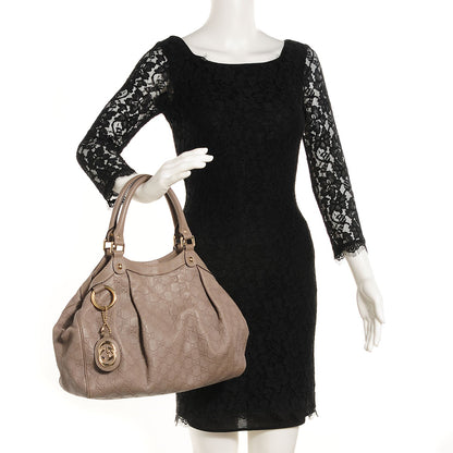 Gucci Guccissima Medium Sukey Tote Taupe 2 of 7