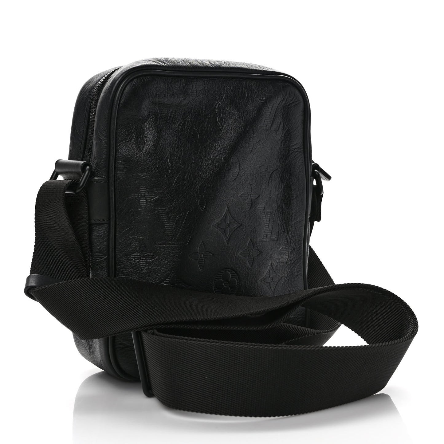 Calfskin Monogram Shadow Danube PM Black