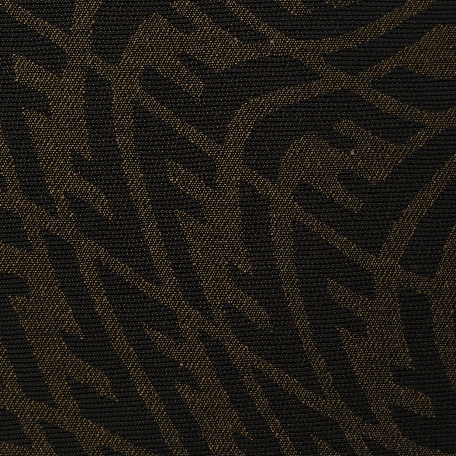Fendi X SARAH COLEMAN Fabric Jacquard Vitello King FF Vertigo Medium Flat Pouch Tobacco Moro Black 13 of 14