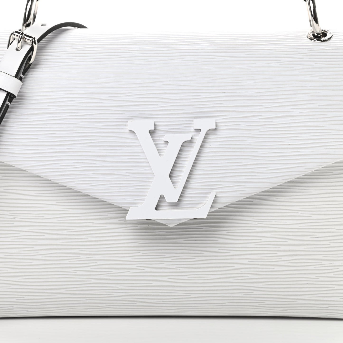 Epi Pochette Grenelle White
