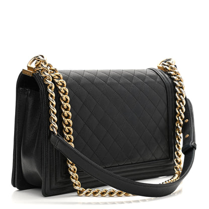 Chanel Caviar Quilted New Medium Boy Flap Black 2 of 11