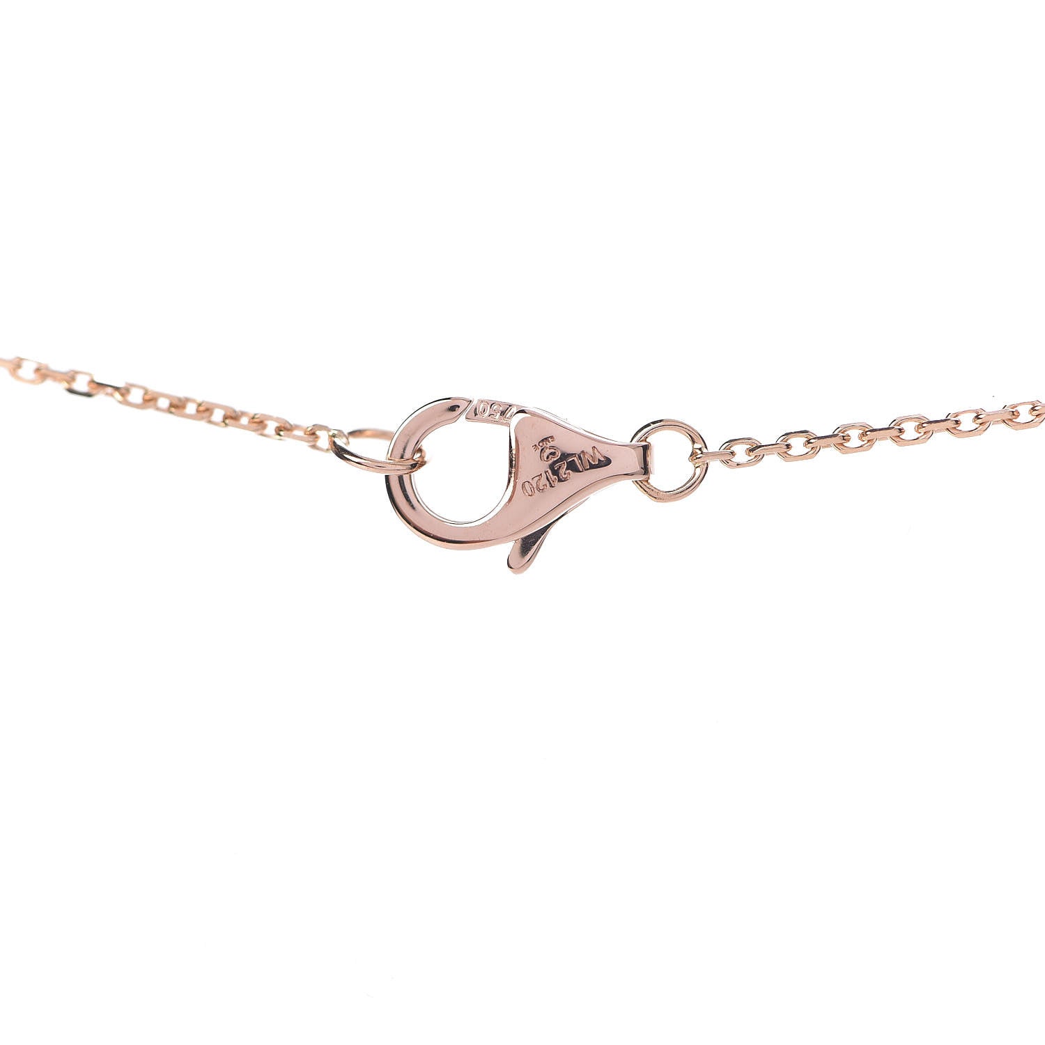 Cartier 18K Pink Yellow White Gold Diamond Trinity Pendant Necklace 5 of 5