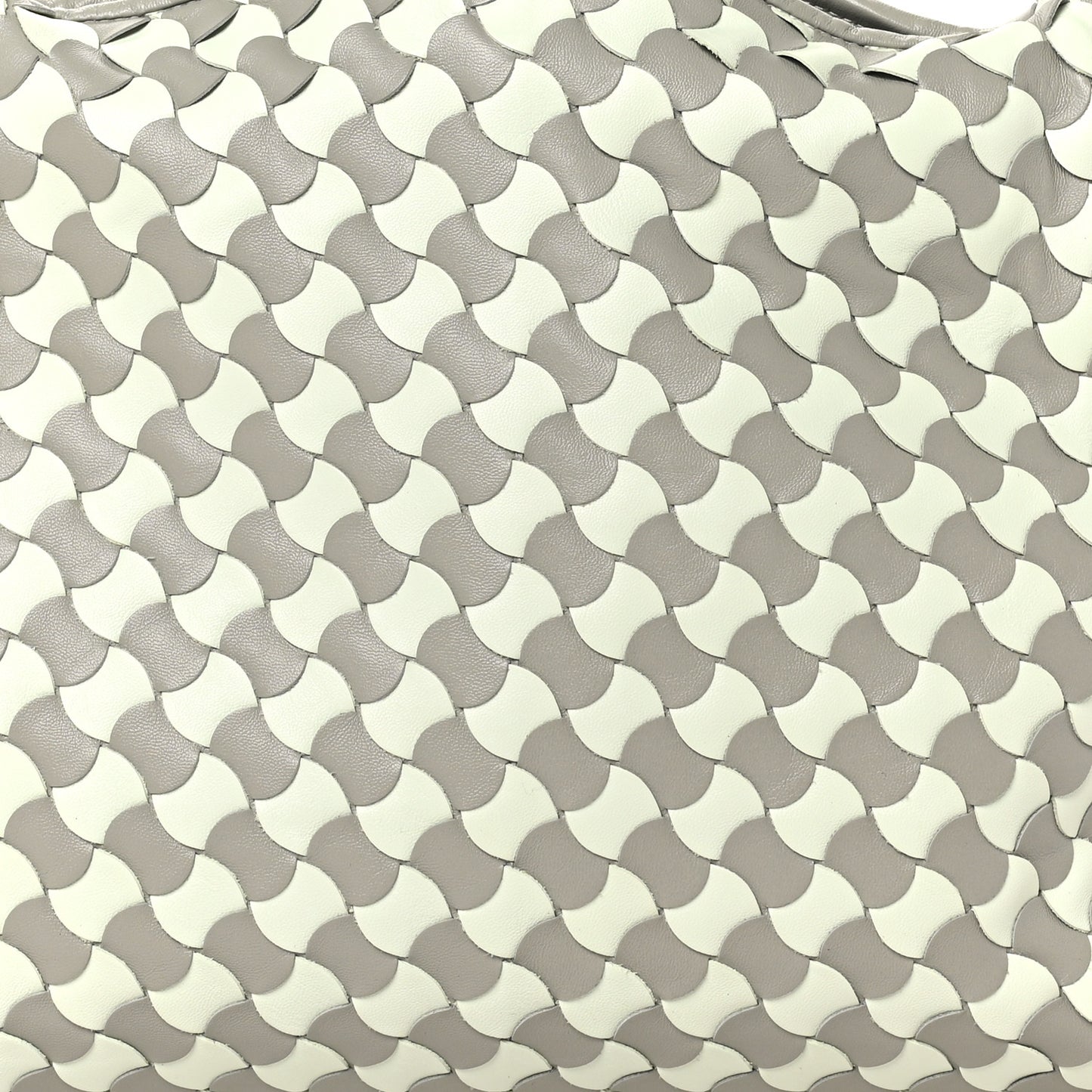 Calfskin Intrecciato Small Hop Agate Glacier