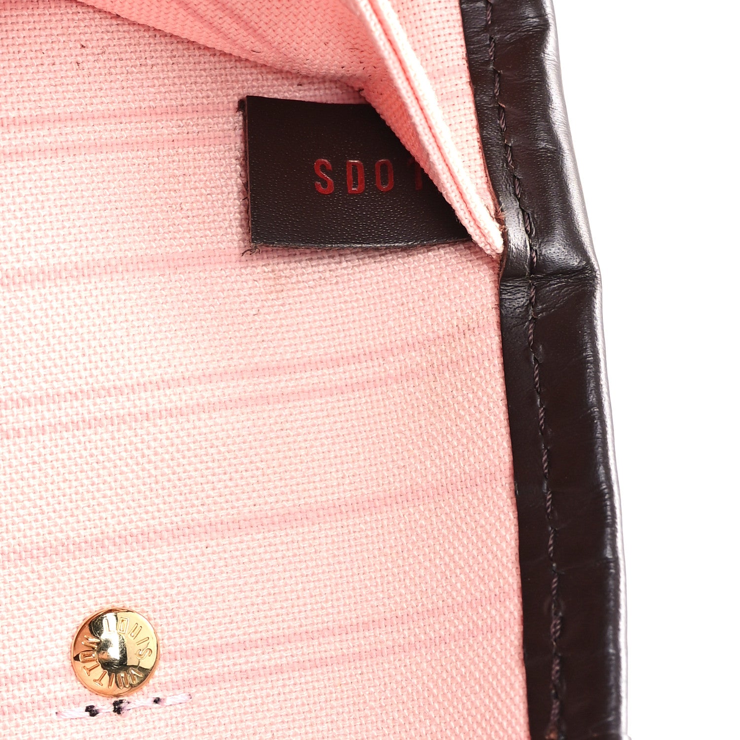 Louis Vuitton Damier Ebene Neo Neverfull MM Rose Ballerine 9 of 13
