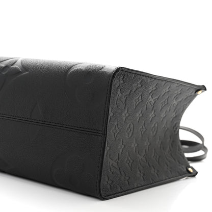 Louis Vuitton Empreinte Monogram Giant Onthego MM Black 9 of 10