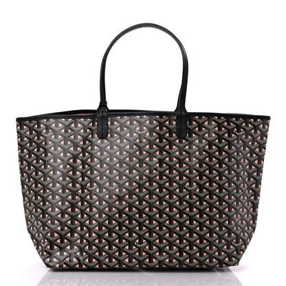 Goyard Goyardine Saint Louis Claire Voie PM Black Pink 3 of 10