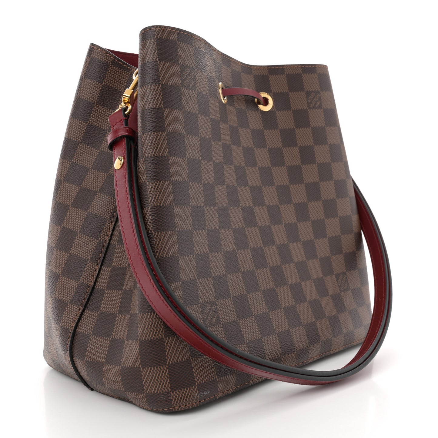 Damier Ebene Neonoe MM Cherry Berry