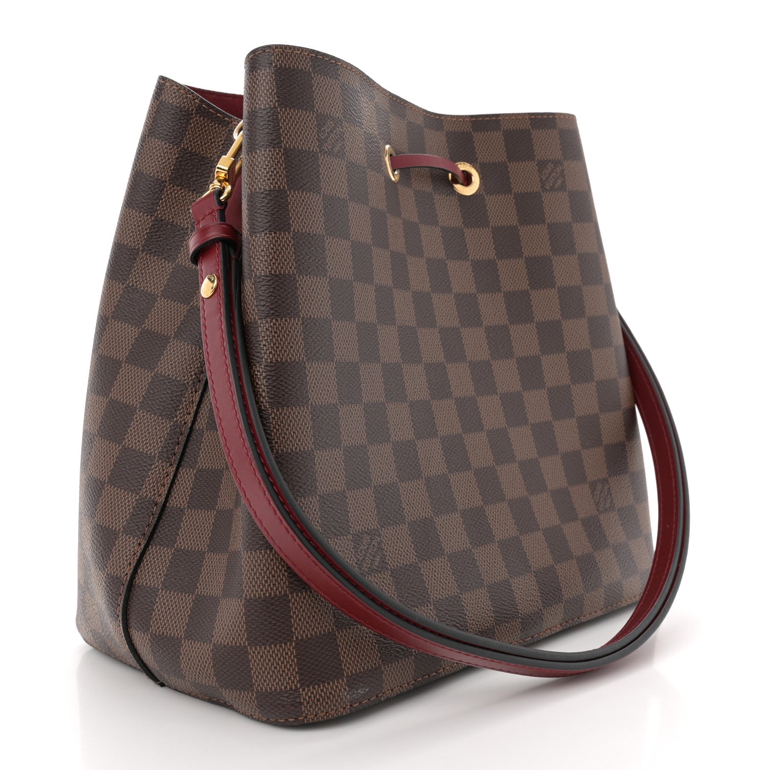 Louis Vuitton Damier Ebene Neonoe MM Cherry Berry 3 of 9