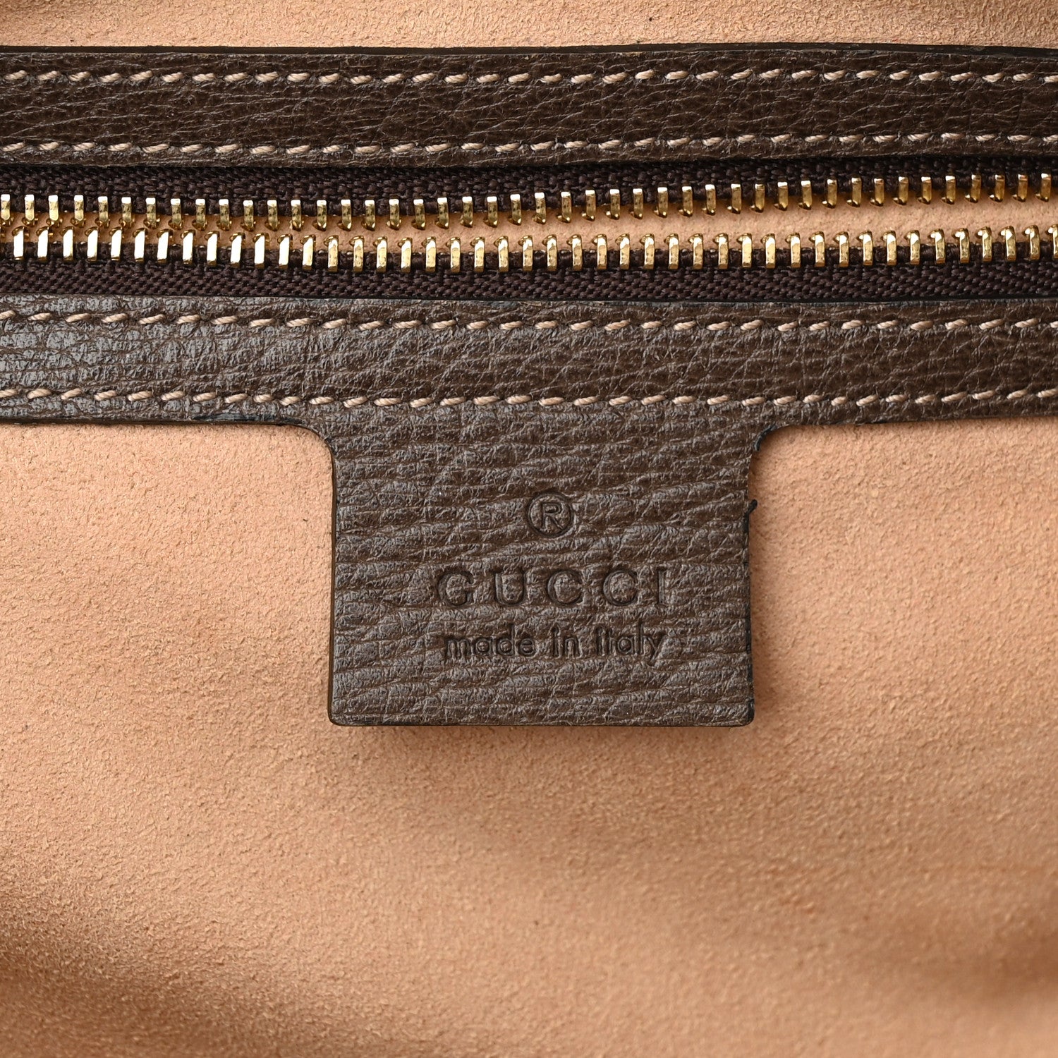 Gucci GG Supreme Monogram Web Small Ophidia Shoulder Bag Brown 6 of 10