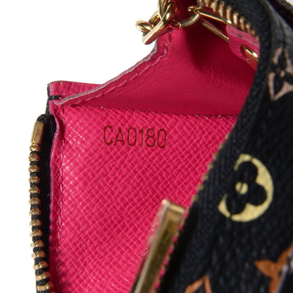 Louis Vuitton Monogram Multicolor Key Pouch Black Grenade 8 of 8