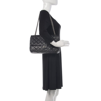 Chanel Aged Calfskin Quilted 2.55 Reissue 227 Flap Black 2 of 9