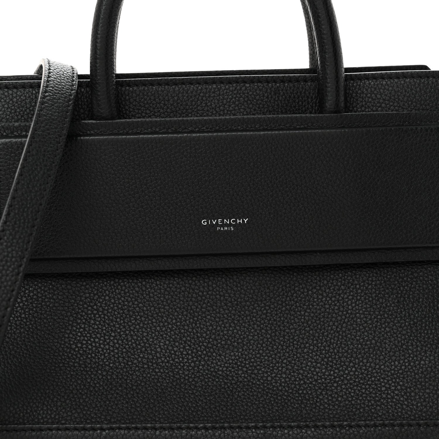 Givenchy Grained Calfskin Mini Horizon Satchel Black 7 of 9