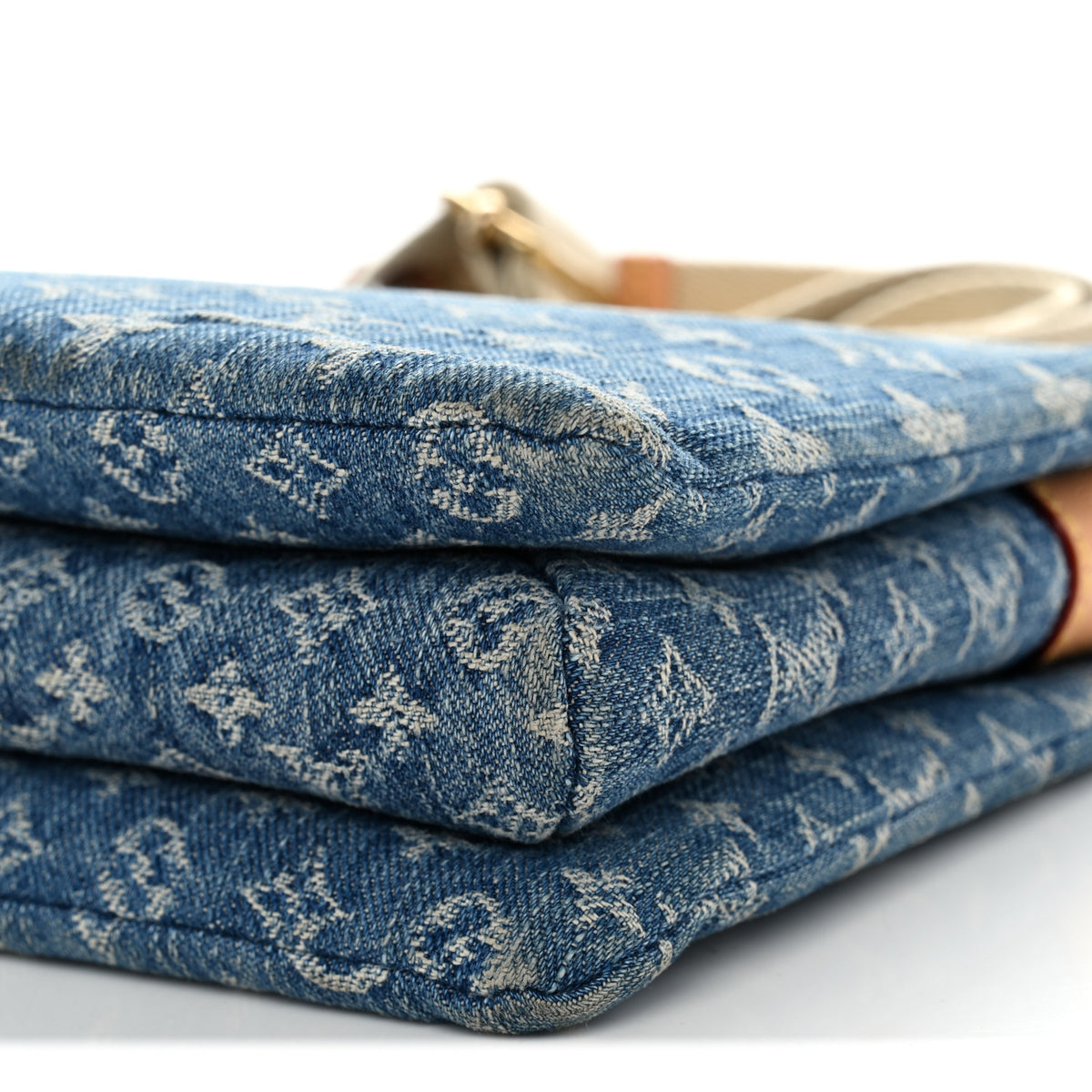 Monogram Denim Coussin PM Blue