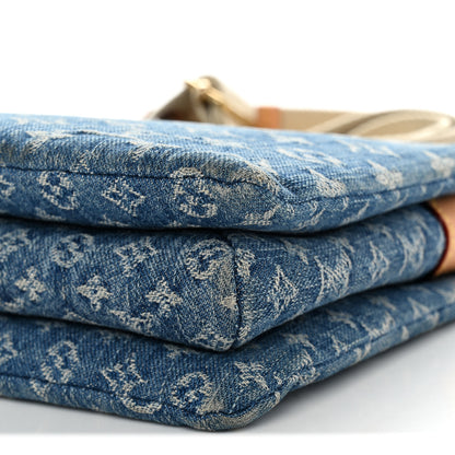 Louis Vuitton Monogram Denim Coussin PM Blue 9 of 10