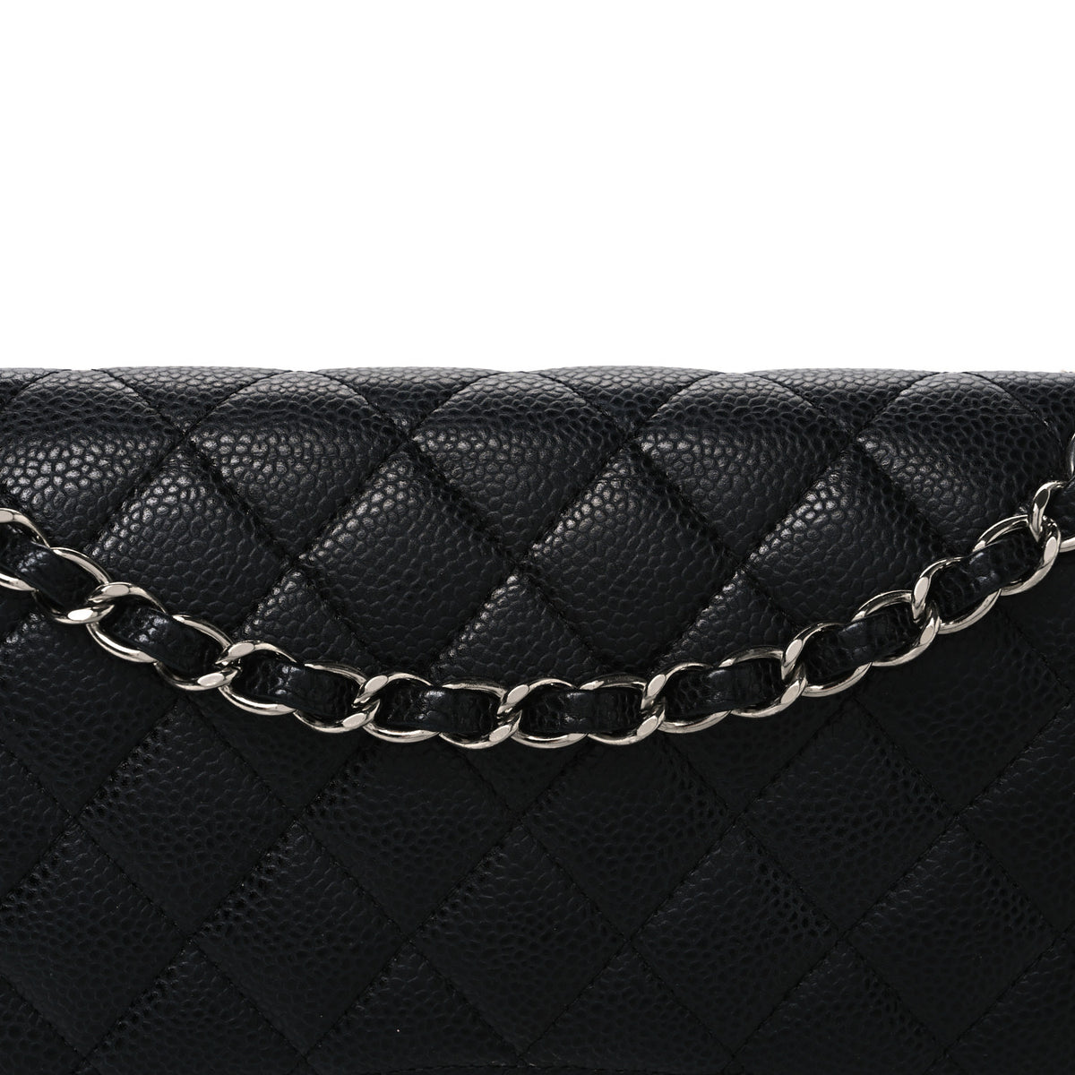 Chanel Caviar Quilted Medium Double Flap Black 8 of 11