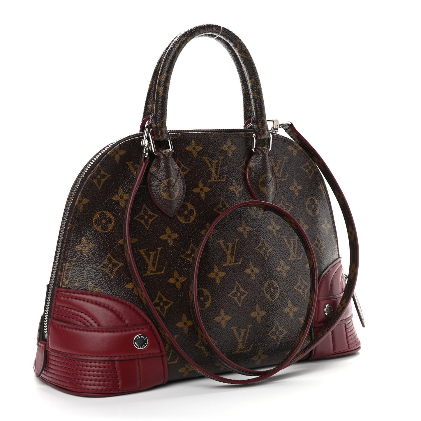 Monogram Shine Alma PM Bordeaux