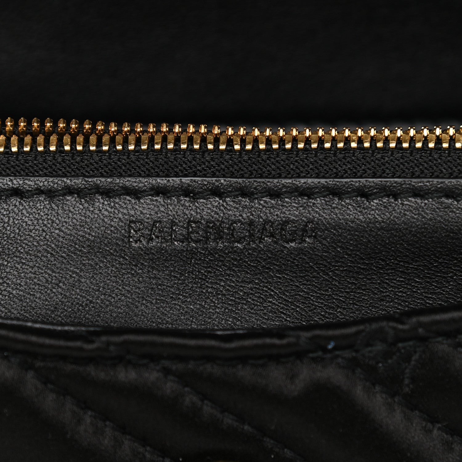 Balenciaga Satin Jacquard Logo Matelasse S BB Round Shoulder Bag Black 6 of 9