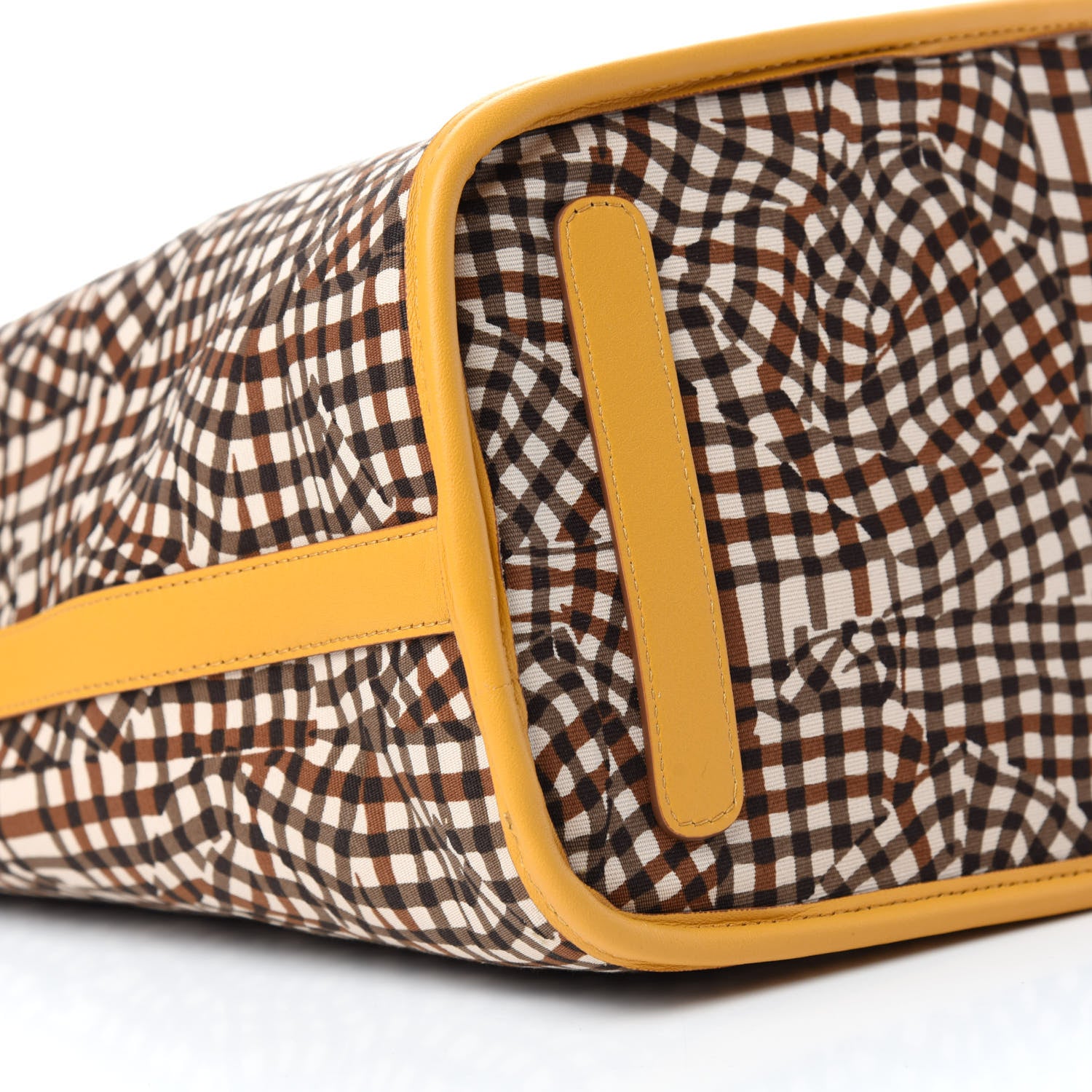 MCM Visetos Medium Liz Reversible Shopper Tote Cognac Yellow 13 of 15