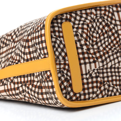 MCM Visetos Medium Liz Reversible Shopper Tote Cognac Yellow 13 of 15