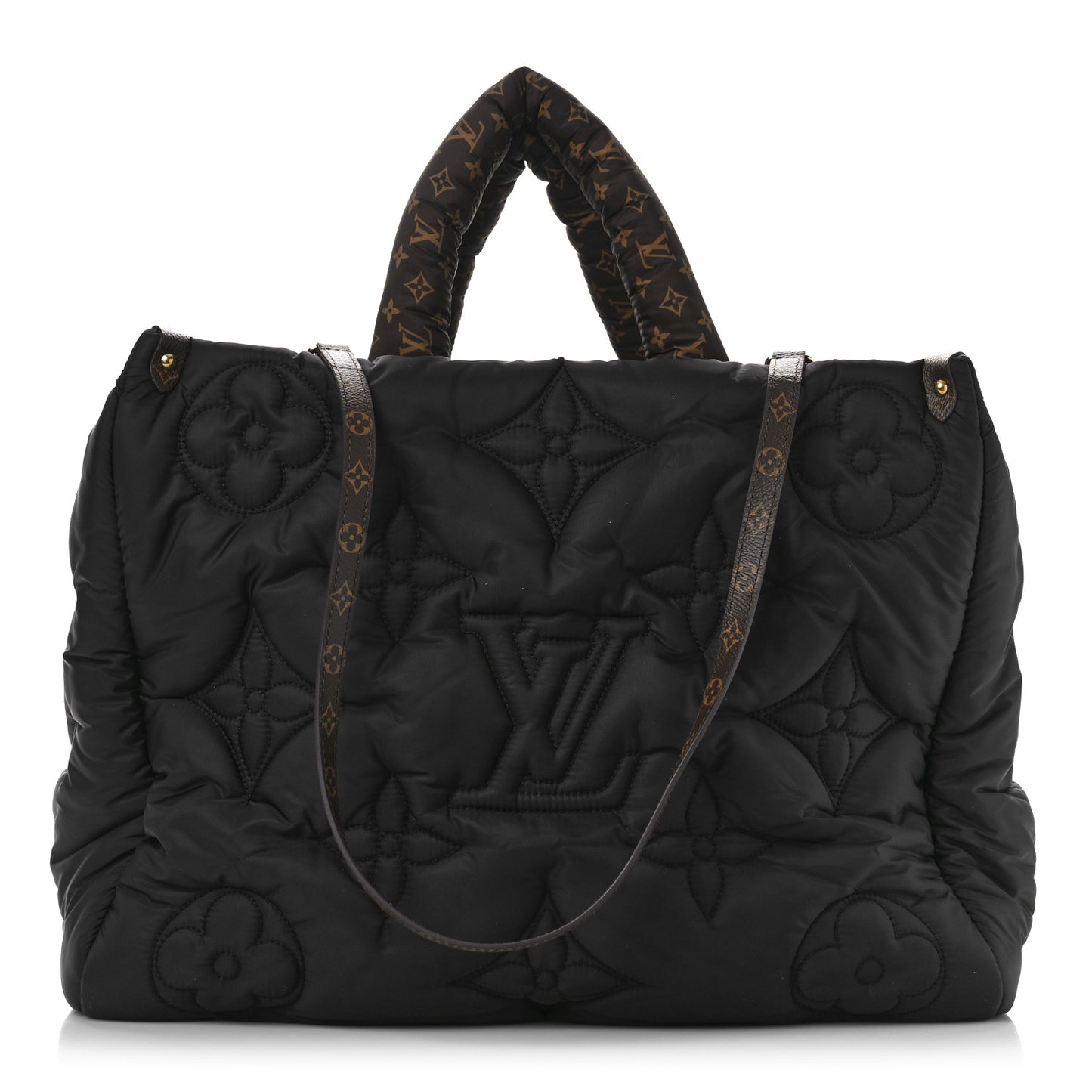 Econyl Monogram Pillow Giant Onthego GM Black