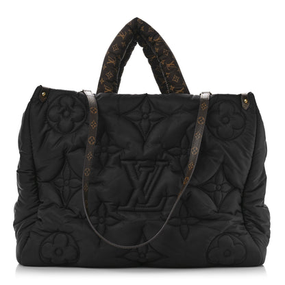 Louis Vuitton Econyl Monogram Pillow Giant Onthego GM Black 1 of 8