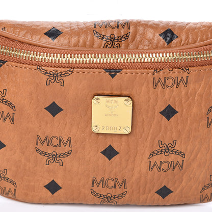 MCM Visetos Stark Belt Bag Cognac 9 of 9