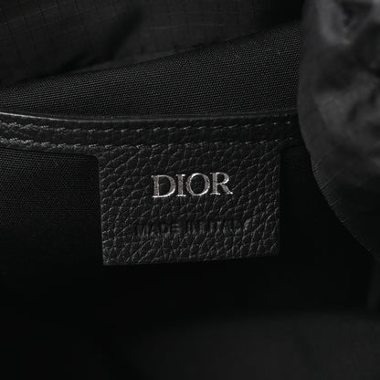 Christian Dior Oblique Convertible Drawstring Sling Bucket Backpack Black Multicolor Black Multicolor 6 of 10