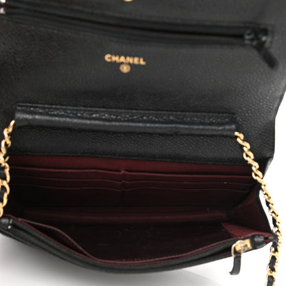 Chanel Caviar Quilted Wallet On Chain WOC Black 5 of 15