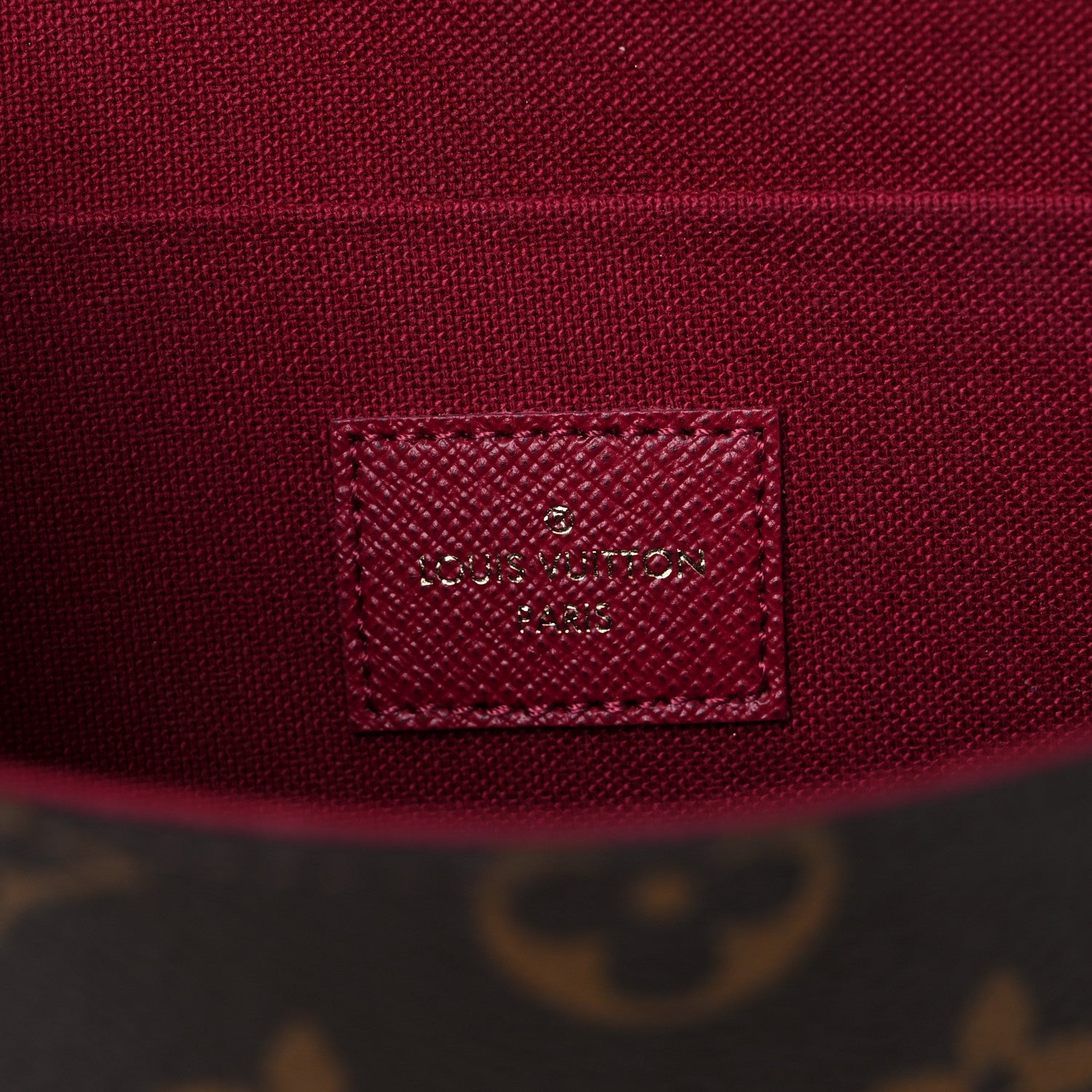 Louis Vuitton Monogram Pochette Felicie Chain Wallet Fuchsia 7 of 12