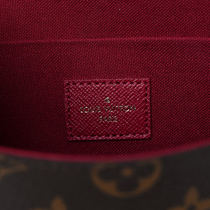 Louis Vuitton Monogram Pochette Felicie Chain Wallet Fuchsia 7 of 12