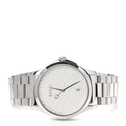 Gucci Stainless Steel 38mm G-Timeless Diamante Quartz Watch 2 of 5