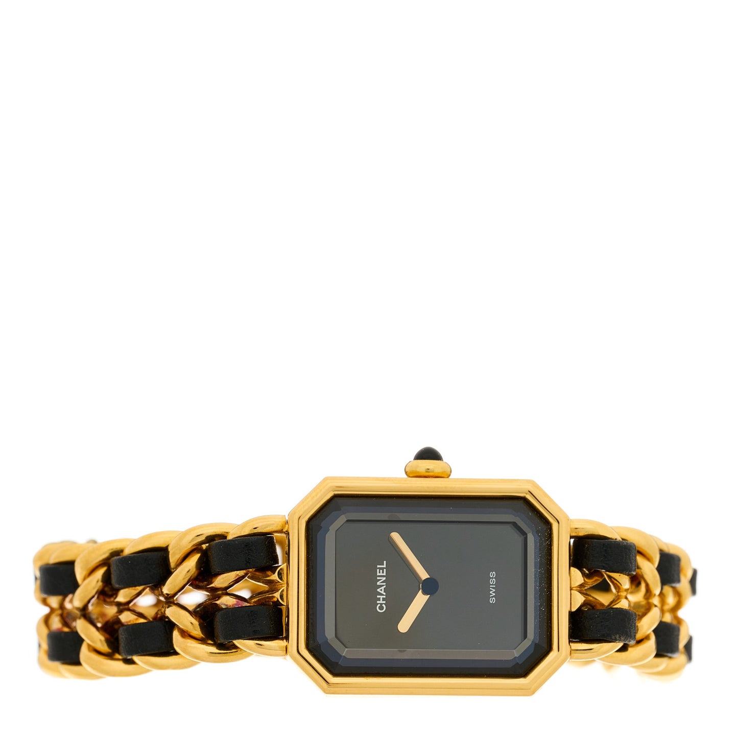 Stainless Steel Lambskin 20mm Chain Premiere Quartz Watch Gold L