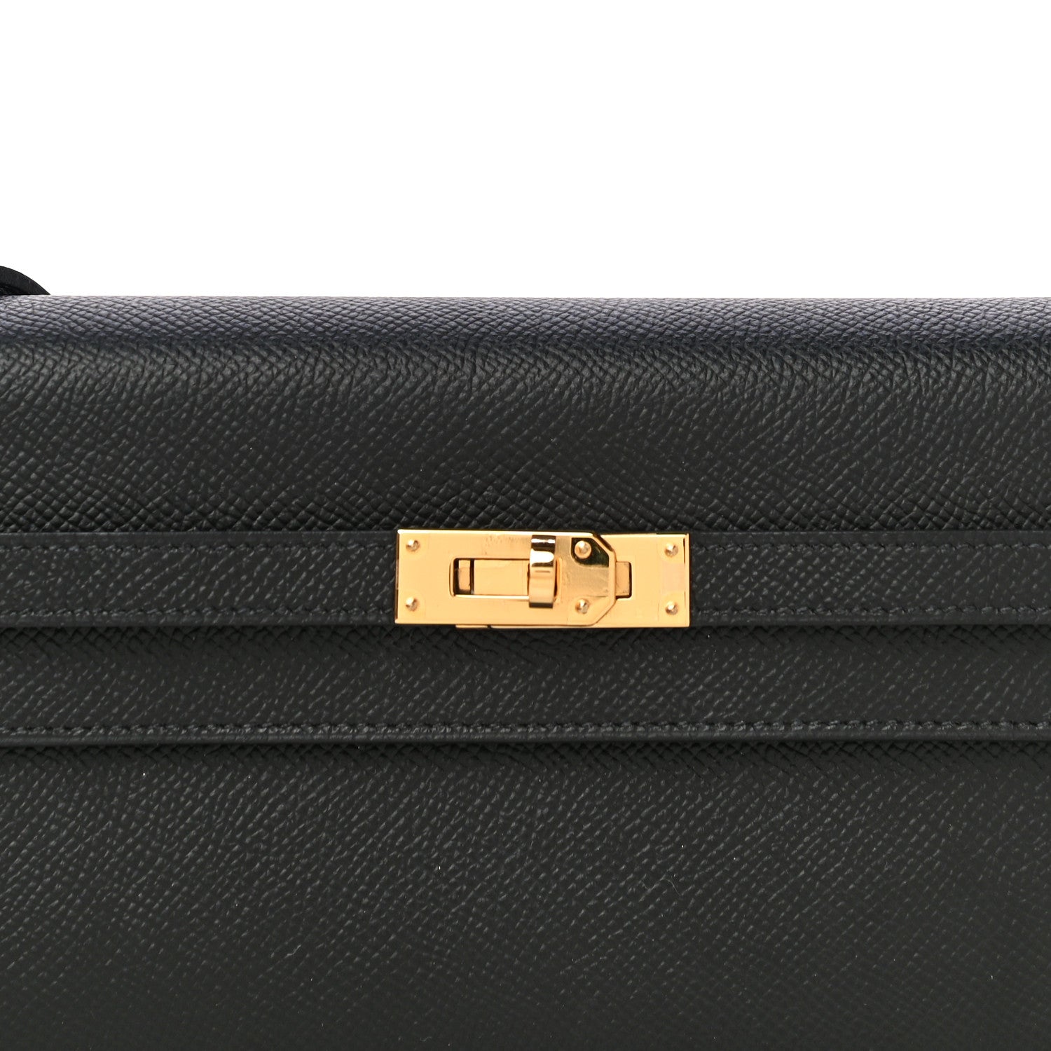 Hermes Epsom Kelly Wallet To Go Black 7 of 10
