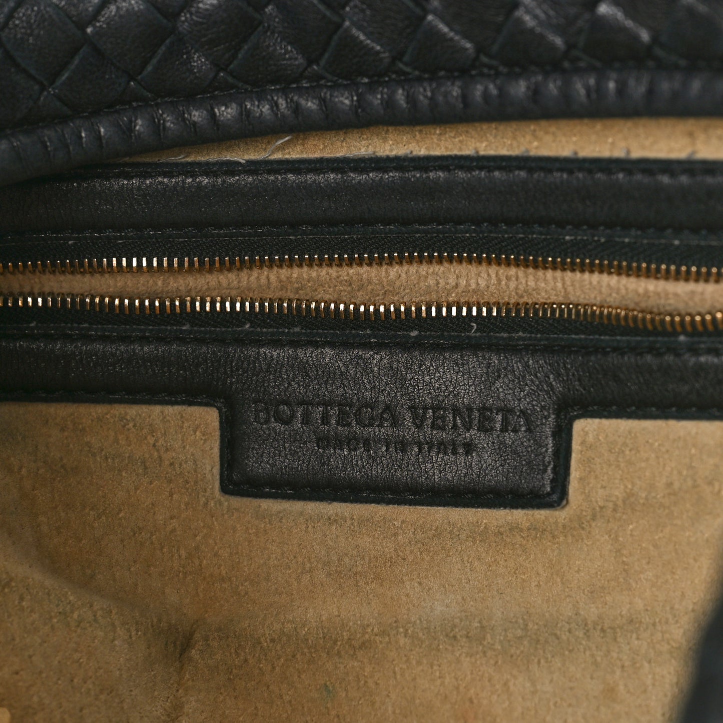 BOTTEGA VENETA Nappa Intrecciato Small Veneta Hobo Black