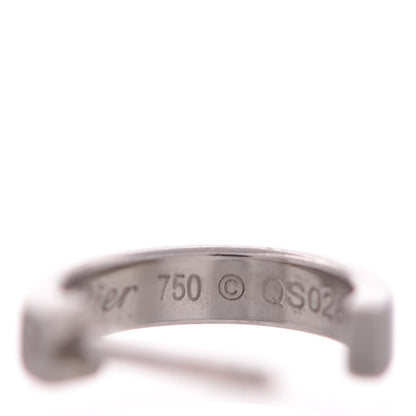 Cartier 18K White Gold Small LOVE Hoop Earrings 5 of 10