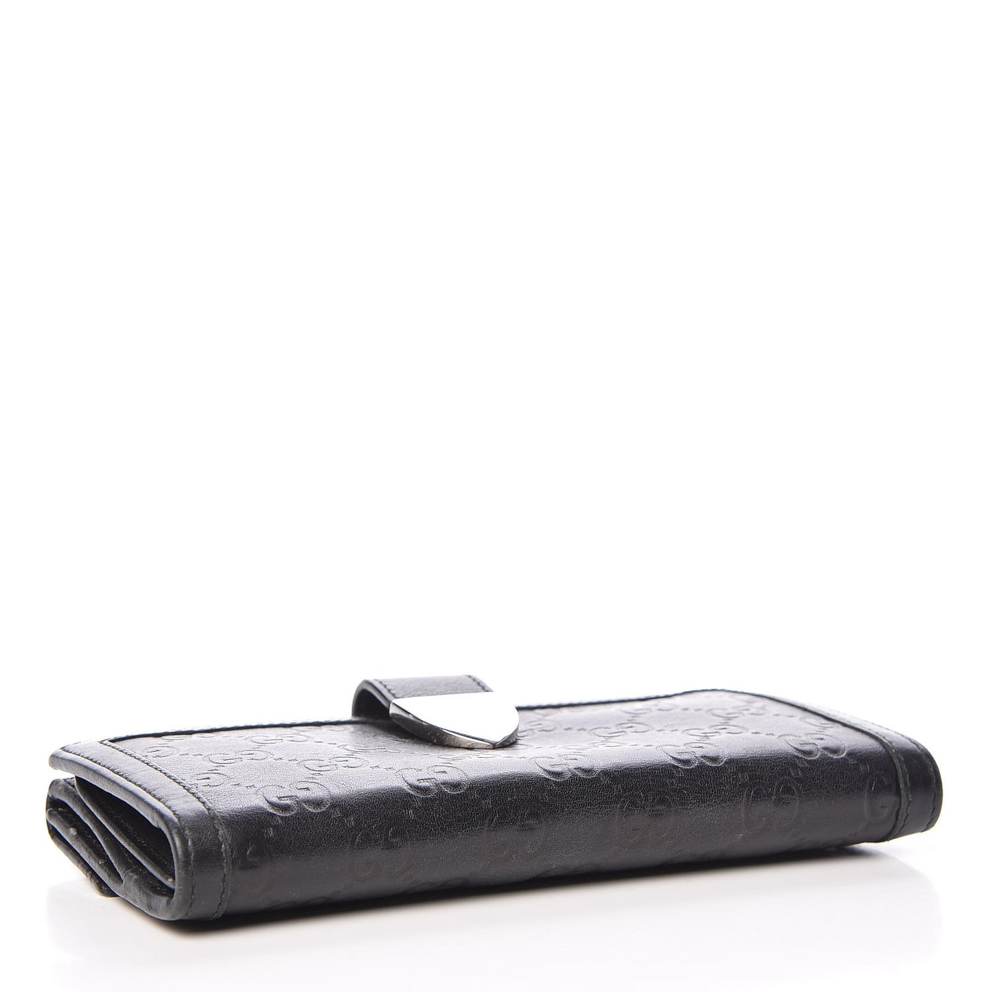 Guccissima Continental Wallet Black