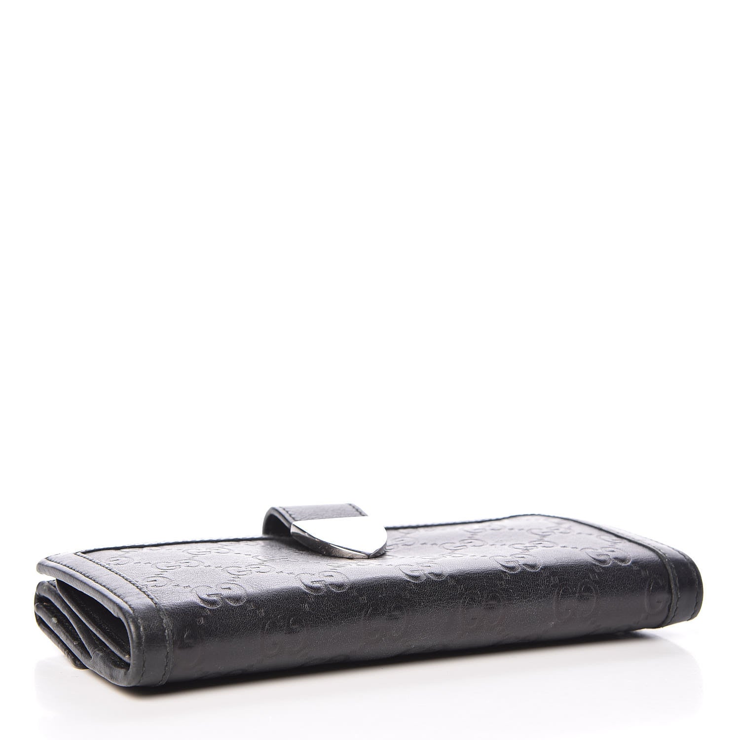 Gucci Guccissima Continental Wallet Black 4 of 13