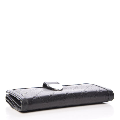 Gucci Guccissima Continental Wallet Black 4 of 13