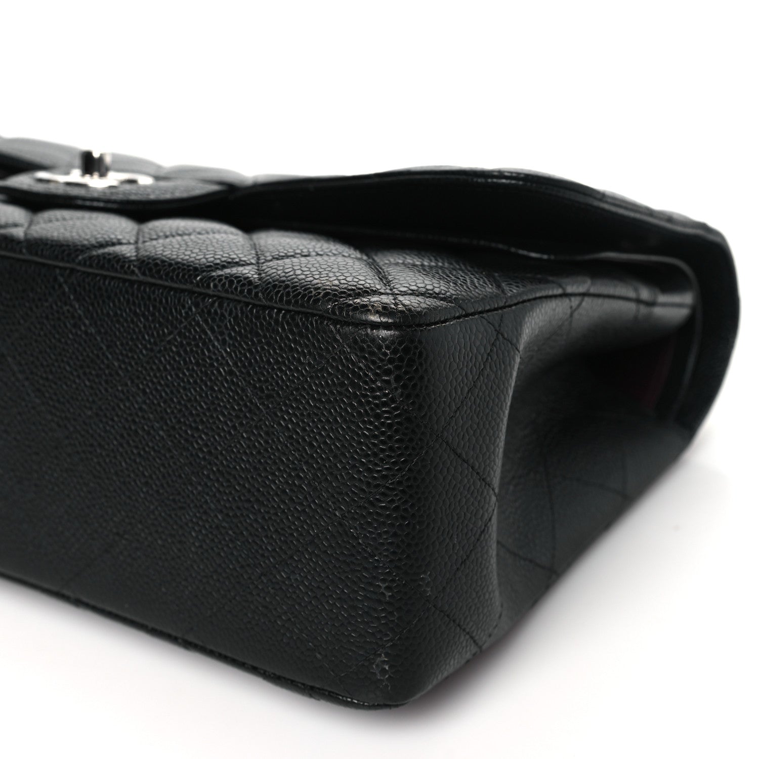 Chanel Caviar Quilted Jumbo Double Flap Black 10 of 10